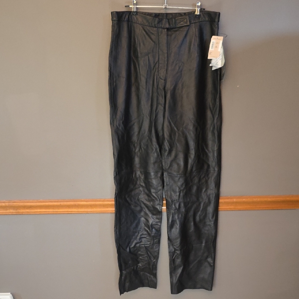 Siena Studio Women's Black Leather Trousers